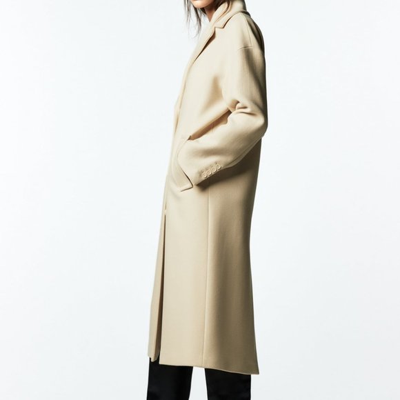 ZARA WOOL BLEND COAT LIMITED EDITION - Picture 3 of 12